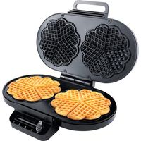 Steba WE 2 Gofrera Negra 1400W para Desayuno