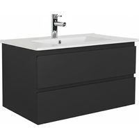SORRENTO Waschtisch hängend 80cm Keramik-Becken