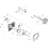 Démarrage complet ORIGINAL OLEOMAC pour tronçonneuse GS 650 - GS 651 50250039CR