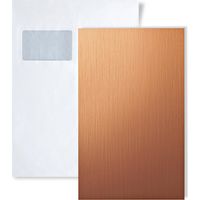 1 MUSTERSTÜCK S-12432 WallFace COPPER BRUSHED Deco Collection Wandverkleidung MUSTER in ca. DIN A5 Größe