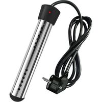 Chauffeeau électrique 3000W pour piscines et seauxAcier inoxydableChauffe rapideProtection contre la rouille