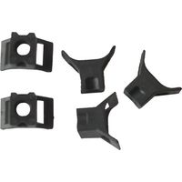 EuroTechnoCom MCO8025 - Box mit 100 x Ø5mm Einschraubbuchsen - Schwarz