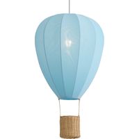 QAZQA Lámpara colgante infantil Azul Globo aerostático - Air