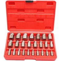Set estrattore per viti e dadi deteriorati, 25 pezzi Breckner Germany