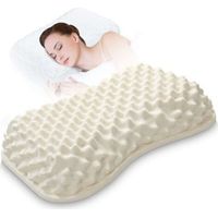 ALLIANDISNatural Latex Pillow For Sleeping Breathable Contour Pillow For Side Sleeping