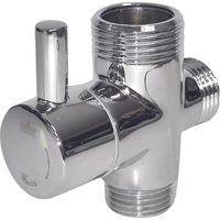 Inverseur de colonne de douche en laiton – Contrôle du flux eau douche/robinet – Filetage plomberie – Résistance à la corrosion – Disflex