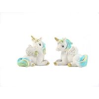 Etm Unicorno Pegaso Cielo Resina 5 cm – Conf. 12 pz