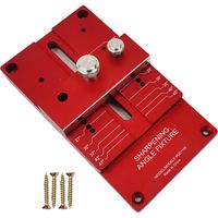 Kit accessoires affuteuse Fixation Guide d'affutage Alliage d'aluminium pour ciseaux à bois, lame de rabot, burin plat Jmax
