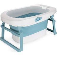 3 in 1 Vaschetta Bagnetto, Vasca Bagno Neonato per 0-8 Anni, Vasca da Neonato Pieghevole