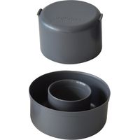 Wirquin – Godet et cloche en ABS pour bonde de douche extra-plate – Compatible avec siphons Slim – Installation rapide et facile – Pour espaces confinés
