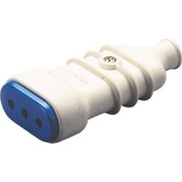 Prise mobile Gewiss type P11 norme italienne 2P+T 10A 250V GW28203