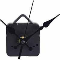 VURAHOME - Mécanisme d'horloge pendule quartz – Boîtier 56x56x16mm – Aiguille 73mm pour heures, 97mm pour minutes, 106mm pour secondes