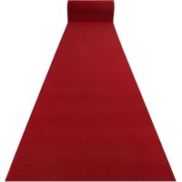 Runner anti-slip RUMBA 1974 Wedding single colour gum claret, red 70cm red 70x690 cm