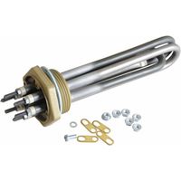 Diff – Résistance pour radiateur 4kW L350mm – Thermoplongeur à visser avec joint fibre – Pour chantiers humides et espaces confinés