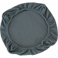 Housse extensible Housse de siège pour chaise de bureau Chaise de bureau pivotante Chaise pivotante, gris