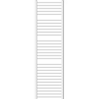 ECD Germany Radiatore da Bagno Scaldasalviette Sahara 500 x 1800 mm Bianco Curvo con Attacco Laterale Radiatore Scaldasalviette Asciugabiancheria Curbato con Chiusura Laterale 500x800 mm non elettrico
