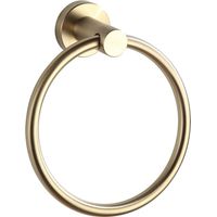 Towel Ring Brushed Gold Stainless Steel 304 Towel Ring Wall Mount Bathroom Towel Holder Round Towel Hanger
