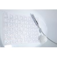 tappetino antiscivolo doccia Cuore tappeto trasparente per vasca cm 36x75 Gedy
