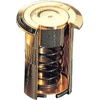 Pozzetto A Molla Ottone Lucido 14X30 Mm - 5 Sc
