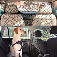 FILET DE SÉPARATION ÉLASTIQUE POUR VOITURE, CAMPING-CAR, SUV TRANSPORTANT DES CHIENS ET DES CHATS