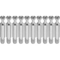 Cyclingcolors – Lot de 10 goujons d'assemblage en acier brut 8x34mm – Raccord lisse pour panneaux de meubles – Type de fente cruciforme PZ2
