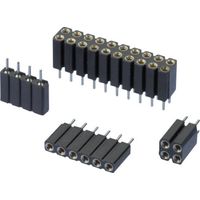 W & P Products Connettore femmina (precisione) Numero di righe: 1 Poli per fila: 50 153-050-1-50-00 1 pz.