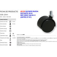 CERCHIO GAYNER 20-01 RIF: DRG1 040 M-8 (PRIMA DEL 27-01)