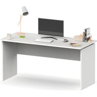 Mesa oficina o despacho Rivoli acabado blanco, 76cm(alto) 155cm(ancho) 68cm(fondo)