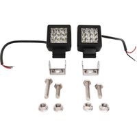 Phare LED de 2 pouces, 9-30 V, 27 W, étanche, ultra lumineux, phare tout-terrain, feu antibrouillard pour VTT, UTV, SUV, etc.