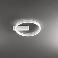 Plafonnier LED Circulaire Métal Blanc Mat 52W CCT Sélectionnable 3000K-4000K-6000K Diamètre 57,5 cm IP20 - Perenz Luminaire Design Moderne