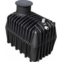 Cuve de stockage d'eau enterrée horizontale 4000l