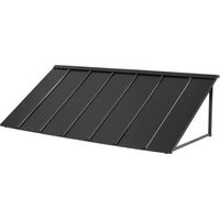 Auvent de Porte d'Entrée 203x91 cm Marquise de Porte Extérieure