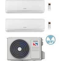 Climatizzatore Condizionatore Sinclair Ray Dual Split Inverter R32 9000 + 9000 BTU con U.E MV-E14BI2 Classe A++/A+