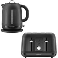Kenwood Dawn 1.7L Kettle & 4 Slice Toaster Set, Midnight Black