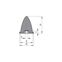 Silent bloc caoutchouc GP EP 115x136 M16