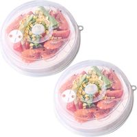 Microwave Oven Splash Guard 2 Pcs Microwave Cover 235.5cm / 9.12.2in Large Microwave Plate Cover f