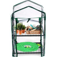 Serre de jardin cadre métal, housse anti UV, dimensions 50x45x80cm