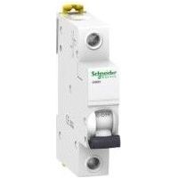 Schneider Electric – Disjoncteur unipolaire 10A – Courbe de déclenchement C – Connexion bornes à cage pour cuivre – A9K17110