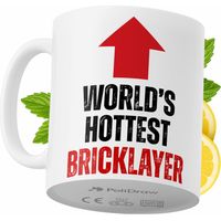 Mug humoristique pour maçon - Mug à café/thé avec texte amusant - Idéal pour les anniversaires, les fêtes et les occasions spéciales - Mug premium pour la maison, le bureau et le travail - Blanc - 330