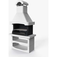 BARBECUE DESIGN SALAMANCA 118x92x246 cm LEGNA E CARBONE