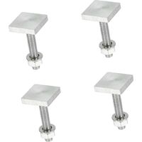 Roof Rack T Shaped Bolt Rooftop Cargo Carrier Rack Bolt (Set of 4)