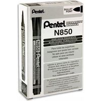 Pentel N860 Marker, Meißelform, Grün, 12 Stück