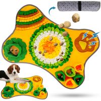 Tapis de reniflement pour chien - Tapis d'entraînement lavable et jouet interactif pour animaux de compagnie