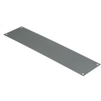 Rs Pro – Plaque d'obturation aluminium 300 x 75mm – Fixation par vis – Pour espaces confinés – Usage professionnel