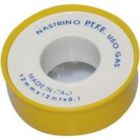 NASTRO PTFE PROFESSIONALE MT. 12 GAS mm. 12 (Pz.10)