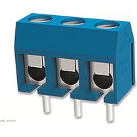 DEGSON Klemmleiste, DG301-5.0-04P-12-00AH, vertikal 4 polig blau