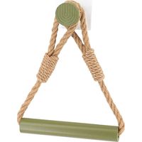 Rimuovi carta igienica in corda e bambù su adesivo - naturale/verde oliva - Tendance