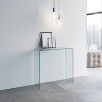Consolle in vetro curvato SMALLE 80 spessore 12 mm