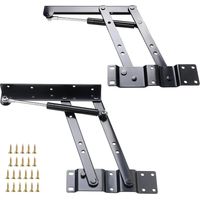Lot 2 charnières table basse relevable – mécanisme heavy duty – ressort pour table basse
