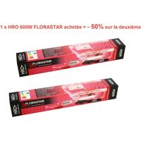 Pack lampes HRO 600W FLORASTAR - 50% sur la 2ème